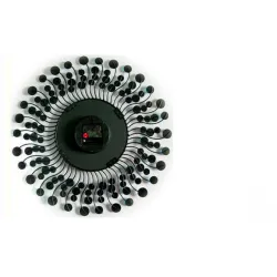 Modern crystal wall clock - iron art design