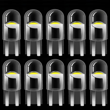 T10 - W5W WY5W 168 501 2825 COB - LED lys - bilpære - 10 stk.
