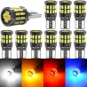 W5W - T10 - 12V - bil LED Canbus pære - 10 stk
