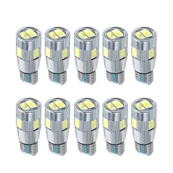 T10 - W5W - SMD - LED bilpærer - 10 stk