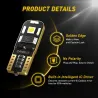 T10W5W - T10 - LED canbus bulb - 10pcs
