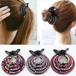 Pinzas de cabelloHair clip for women with rhinestone crystals
