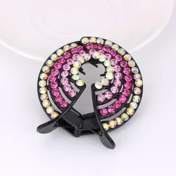 Pinzas de cabelloHair clip for women with rhinestone crystals