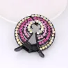 Pinzas de cabelloHair clip for women with rhinestone crystals