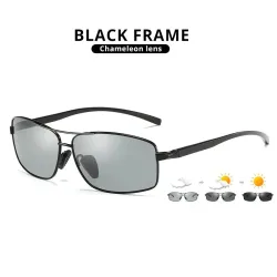 Fotokromiske solbriller - polariserede - antirefleks - dag/natkørselsbriller - unisex - UV400