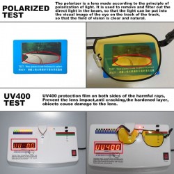 Polarisierte photochrome Sonnenbrille - Tag / Nacht fahren - UV400