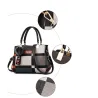 Sac en cuir vintage - bandoulière - porte-clés fourrure - grande capacité