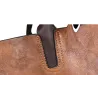 Modna skórzana torebka - crossbody - mała kopertówka - logo konopi - komplet 3 sztukiZestawy