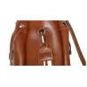 Elegant håndtaske i læder - crossbody - lille clutch-taske - 3 styks sæt