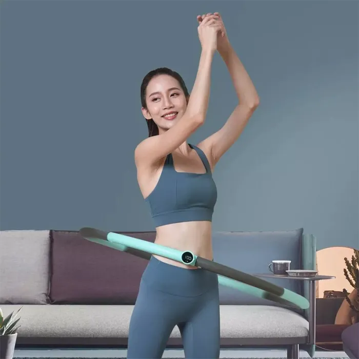 Smart Bluetooth hula hoop - calorie counting - somatosensory recognition - adjustable loop - LED display