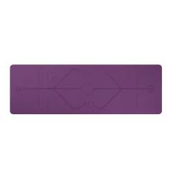 Mata do jogi z liniami pozycyjnymi - siłownia - pilates - fitness - antypoślizgowa mata sportowaSprzęt