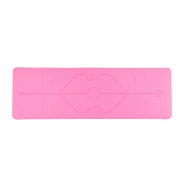 Yogamat met positielijnen - gym - pilates - fitness - antislip sportmatEquipment