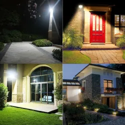 10W - 20W - 30W - 50W - LED oversvømmelseslys - bevægelsessensor - vandtæt udendørs reflektor