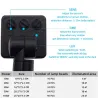 10W - 20W - 30W - 50W - 100W - 220V - projecteur LED - réflecteur étanche - éclairage extérieur - détecteur de mouvement PIR