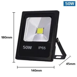 10W - 30W - 50W - 220V - LED projektør - vandtæt reflektor - bevægelsessensor