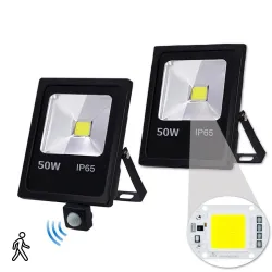 Reflectores10W - 30W - 50W - 220V - Proyector LED - Reflector impermeable - Sensor de movimiento