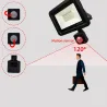 10W - 20W - 30W - 50W - 100W - 220V - projecteur LED - réflecteur étanche - éclairage extérieur - détecteur de mouvement PIR