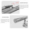 3W - 5W - 7W - kinkiet LED - lampa ze stali nierdzewnej z włącznikiem - 25 cm - 40 cm - 55 cmKinkiety