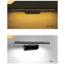Apliques3W - 5W - 7W - luz de pared LED - lámpara de acero inoxidable con interruptor - 25 cm - 40 cm - 55 cm