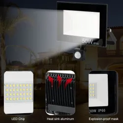 ReflectoresLED flood light - PIR motion sensor - 10W - 30W - 50W - waterproof