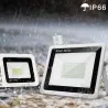 LED projektør - udendørs reflektor - PIR bevægelsessensor - vandtæt - 10W - 20W - 30W - 50W - 100W