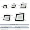 Naświetlacz LED - zewnętrzny reflektor - czujnik ruchu PIR - wodoodporny - 10W - 20W - 30W - 50W - 100WReflektory
