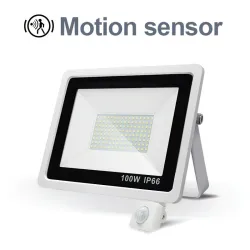 LED floodlight - PIR motion sensor - 10W - 20W - 30W - 50W - 100W - waterproof
