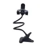 Flexible phone holder - adjustable - with clip