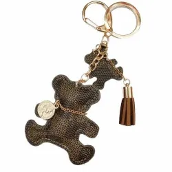 llaveroCute bear keyring - faux leather