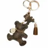 llaveroCute bear keyring - faux leather