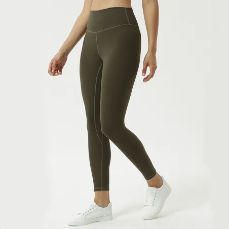 Dameleggings - fitness - yoga - høj talje - svedabsorberende