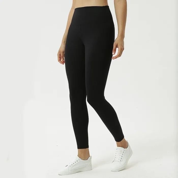 Dameleggings - fitness - yoga - høj talje - svedabsorberende