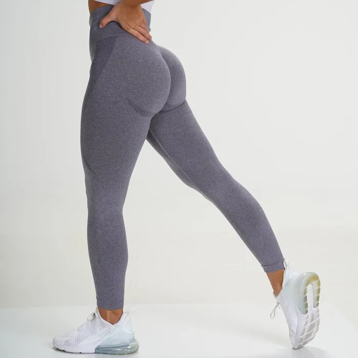 Elastiske sportsleggings - fitness - yoga - højtaljet - push-up
