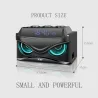 Altavoz BluetoothS68 - wireless bluetooth speaker - 19W - stereo - support TF card