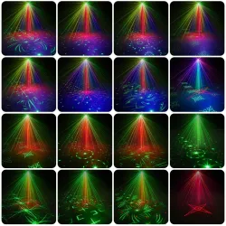 RGB - LED - disco / party light - mini laser projector - USB