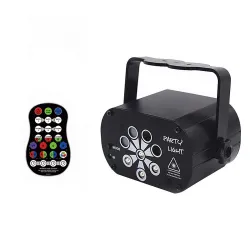 Iluminación de escenarios y eventosMini RGB LED disco party light - laser projector - USB rechargeable