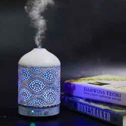 Nawilżacz powietrza - dyfuzor olejków eterycznych - metalowa lampka nocna - 100mlNawilżacze Powietrza