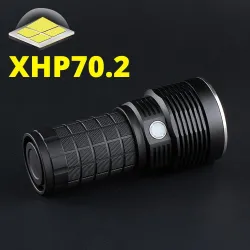 4X18A - CREE XHP70.2 - 4300lm - lommelygte - med temperaturkontrol - type-C USB interface