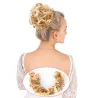 Elastisk scrunchie - krøllet syntetisk hår - knold - hestehale - hårforlængelse