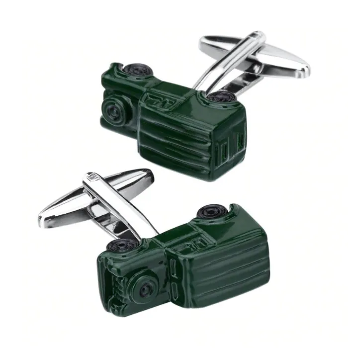 Green car model - cufflinks - 2 piecesCufflinks