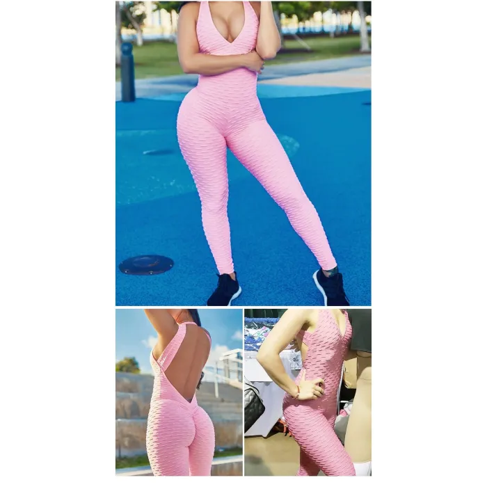 Ærmeløs jumpsuit til kvinder - bodysuit i ét stykke