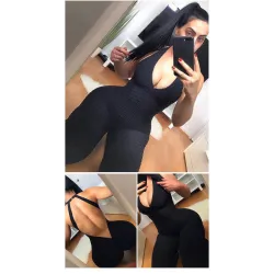 Ærmeløs jumpsuit til kvinder - bodysuit i ét stykke