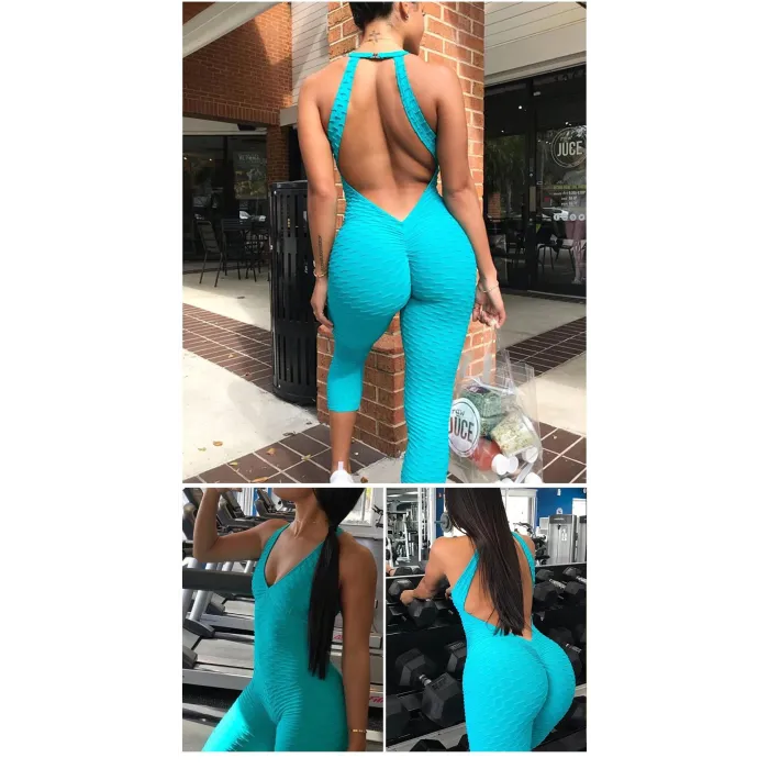 Ærmeløs jumpsuit til kvinder - bodysuit i ét stykke