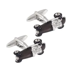 Voitures de course - boutons de manchette - 2 pièces