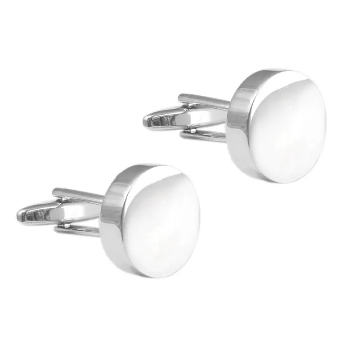 Manschettknappar i silver - 2 st