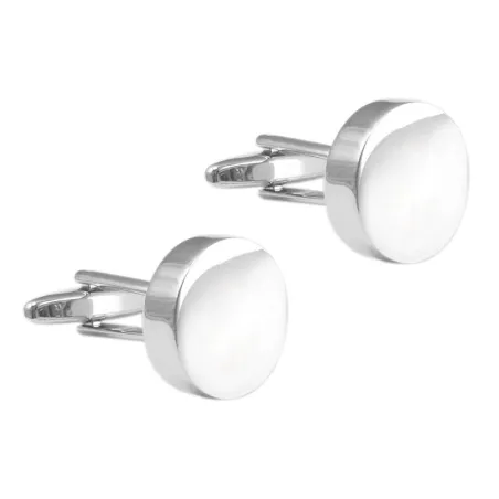 Manschettknappar i silver - 2 st