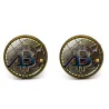 Criptovaluta - gemelli rotondi - 2 pezzi