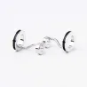 Double ring cufflinks - 2 pieces