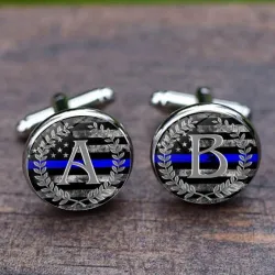 Cryptocurrency - round cufflinks - 2 pieces