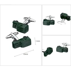 Green car model - cufflinks - 2 piecesCufflinks